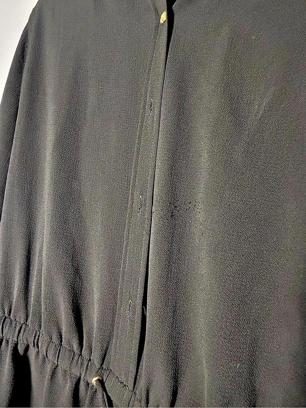 Michael Kors Black Long Sleeve Romper Size Large - Picture 3 of 4